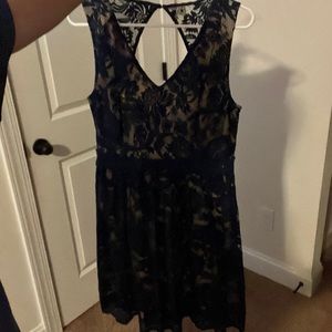 A short navy blue dress from Francescas in a small